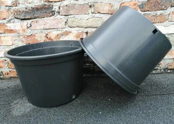 Doniczki 27,5L litrów SZEROKIE TWARDE 40cm NOWE 27LSPB