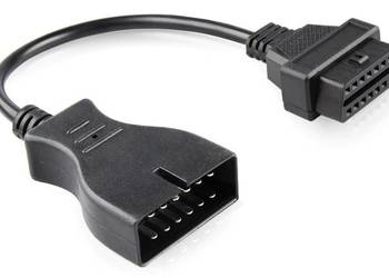 NOWY adapter przejściówka OBD 12PIN do 16PIN kabel