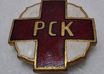 Odznaka PCK, 50, za długoletnią pracę 1919 – 1969, 22mm, cz.1z2 (Kolekcje,
