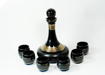 Piękny duży zestaw do napoi, znanej firmy Egermann.