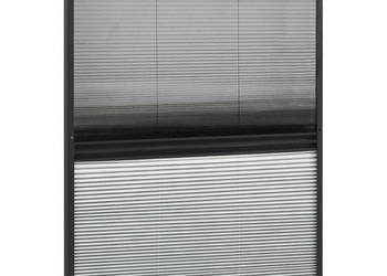 Plisowana moskitiera okienna z roletą aluminium 80x100 cm WM-148683