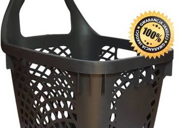 KOSZYK SKLEPOWY NA KÓŁKACH  z rączką 66 Litrów - STABILNY - WYTRZYMAŁY