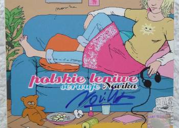 Płyta CD x 2 album Novika Polskie leniwe z autografem
