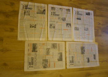 Głos Robotniczy 5szt.1988 kompletne