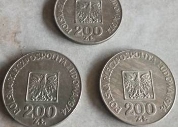 Srebrne monety 200zł. PRL