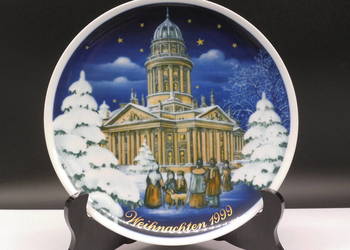Porcelanowy Talerz Świąteczny Royal Tettau 1999 – Berlin Gendarmenmarkt