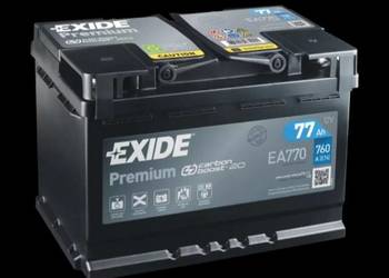 Akumulator 77Ah 760A  Exide Premium PRAWY PLUS
