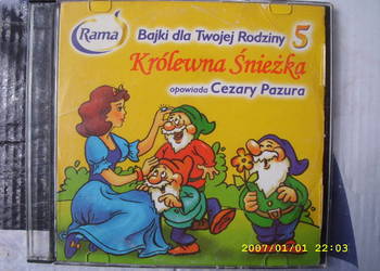 + KROLEWNA SNIEZKA--opowiada; CEZARY PAZURA.