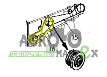 Z61827, Z61150, JXZ61827, 0227241, AP1001755 PAS NAPĘD HEDER 2HC2580 JD zam