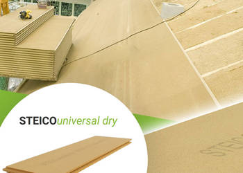 Płyta termoizolacyjna STEICO Uniwersal dry - dach, ściany