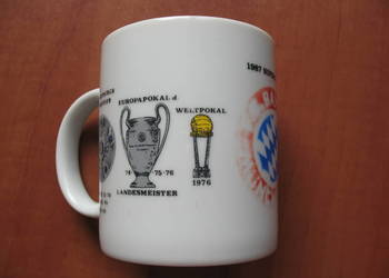 Kubek FC Bayern Monachium, biały, 300 ml 1996 r