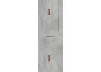 Wysoka szafka szarość betonu 345x34x180 cm WM-3200109