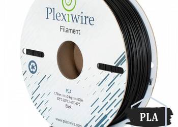 PLA Filament Plexiwire 1,75 mm Czarny 0.9kg/300m
