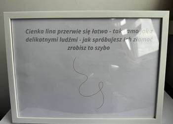 Unikatowe, ponadczasowe dzieło w ramce