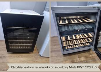 Chłodziarka do wina, winiarka do zabudowy Miele KWT 6322 UG. Push2open