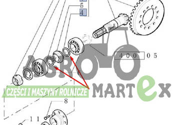 9968033, 3475568M1, 153326471, 137700420817, 1349059C1 PODKŁADKA CNH