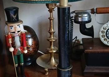 Zabytkowa mosiezna luneta