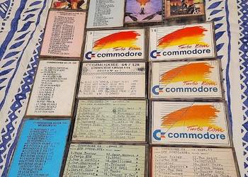 Kasety z grami komputerowymi do Commodore 64