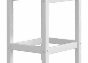 Stolik ogrodowy Adirondack, biały, 38x38x46 cm, HDPE（SKU:318641）