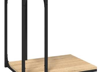 vidaXL Stolik boczny na kółkach, dąb sonoma（SKU:825808）