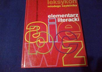 Leksykon młodego  czytelnika Elementarz literaLeszczyński