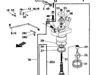 938510 Uszczelniacz cylinderka hamulcowego ciągnik Zetor 4321 93-8510