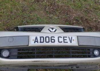 RENAULT SCENIC ZDERZAK PRZEDNI PRZÓD HALOGENY