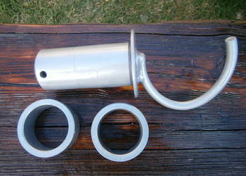 bolec prosty z uchwytem fi-55mm+ 2 tulejki i 50mm.