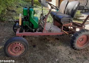 Traktor, ciągnik, samoróbka, składak