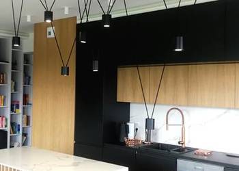 Nowoczesna lampa wisząca nad wyspę kuchenną ABRA LED