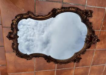 Lustro stylowe w ozdobnej ramie ścienne toaletka konsolka przedpokój