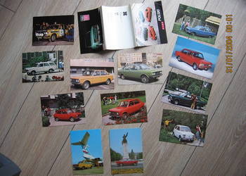 FIAT 126p 125p 127p 131p 132p Zastava auto FSO Polmo zestaw pocztówek PRL