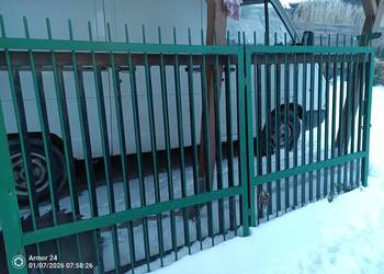 Brama ogrodzenie ładne plus furtka