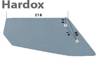 Lemiesz HARDOX 3374416/P części do grubera agregatu LEMKEN