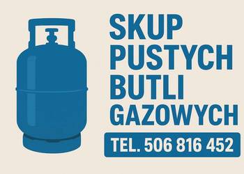 SKUP: BUTLI GAZOWYCH 11KG PROPAN-BUTAN, TURYSTYCZNE, TECHNICZNE