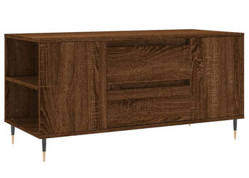 Stolik kawowy brązowy dąb 102x445x50 cm WM-830995