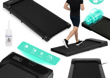 Bieżnia domowa elektryczna walking pad treningowy pod biurko 6 km/h Modern…