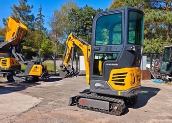 Minikoparka Diggy TE12 Pro - 1200kg | Rozsuwane gąsięnnice | Kabina |