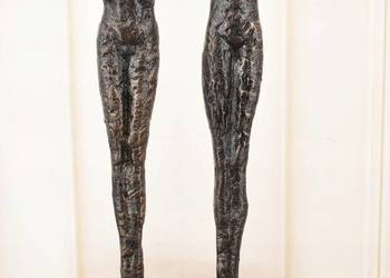 2x Nowoczesna Figura z Żeliwa - Mężczyzna i Kobieta - Figura Żeliwo