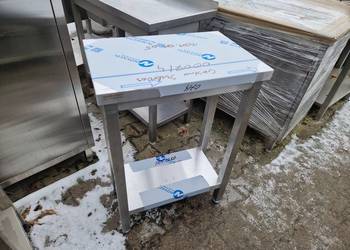 Stół Gastronomiczny Centralny Z Półką 60/40/85