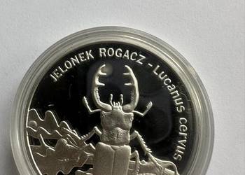 Moneta kolekcjonerska Jelonek Rogacz srebro