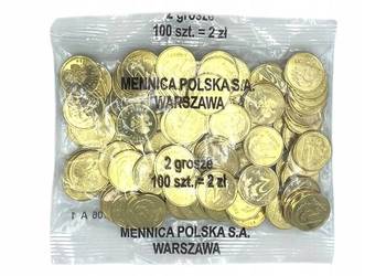 2 grosze gr 2023 MW - Kolekcjonerski woreczek menniczy