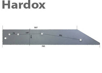Płoza HARDOX 1137499/L części do pługa DOWDESWELL