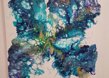 Obraz akrylowy ręcznie malowany