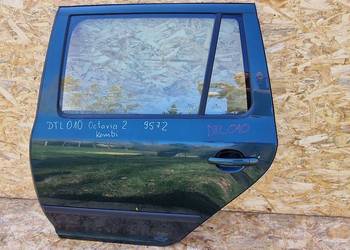 SKODA OCTAVIA 2 II KOMBI DRZWI TYŁ TYLNE LEWE LEWA KOD LAK.9572