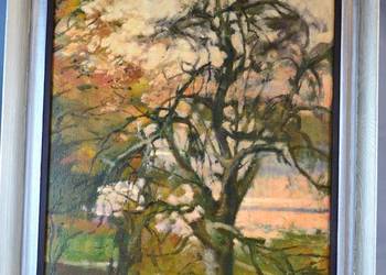 Obraz olej na płótnie Stanisław Mazuś “ Moje nadzieje” 1996r 50/60cm