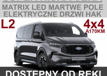 Ford Tourneo Custom L2 Super Niska Cena 4x4 A170KM Active Kamera 360 Hak D…