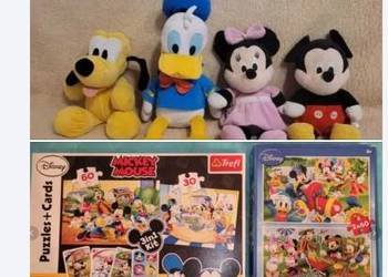 Klub Myszki Mickey - maskotki, 2x puzzle, karty