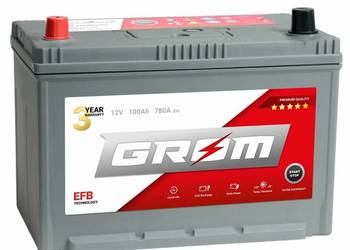 Akumulator GROM EFB START&STOP 100Ah 780A, Okulickiego 66