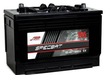 Akumulator 195Ah 1000A Specbat Agro 6V  EN lewy plus